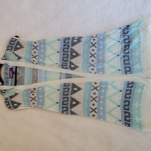 Say What? Long Vest with Hoodie